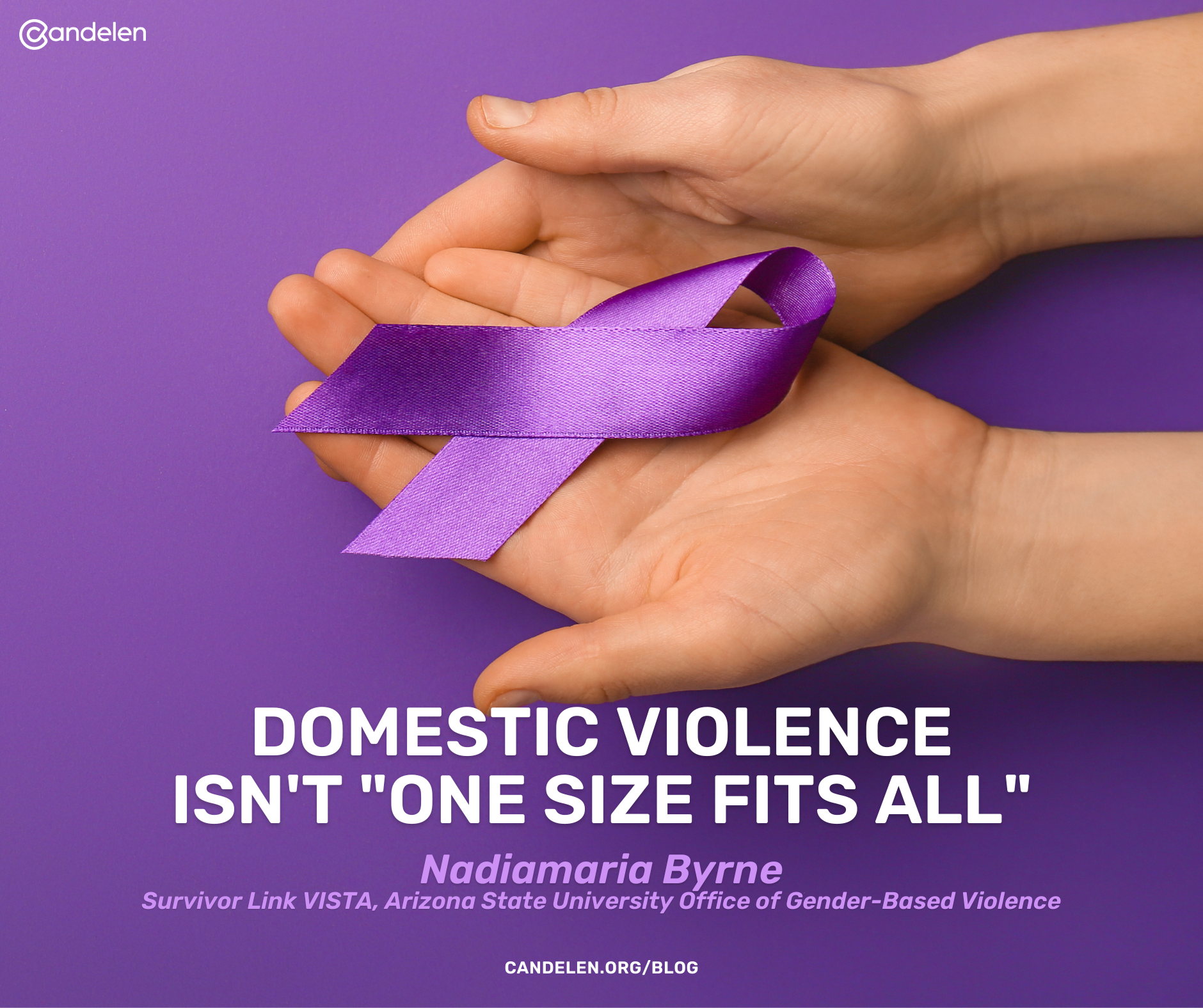 Candelen Blog Domestic Violence Isnt image